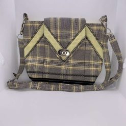 Yellow Tartan Crossbody bag