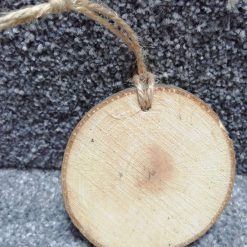 Wood Bird Decoupaged Hanging Ornament. 1
