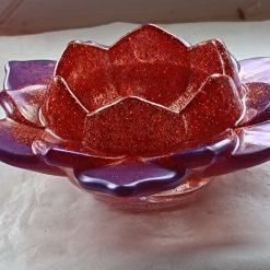 Resin Lotus Candle holder 1