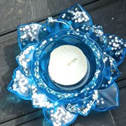 Resin Lotus Candle holder 4