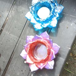 Resin Lotus Candle holder 5