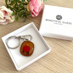 Robin keyring, condolences gift, in loving memory