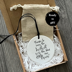 Best dog Dad gift for Fathers Day, Personalised keepsake gift for Dad, Gift from dog, Hanging ceramic ornament, Letterbox gift for him 1 Best dog Dad gift for Fathers Day, Personalised keepsake gift for Dad, Gift from dog, Hanging ceramic ornament, Letterbox gift for him 1