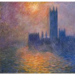 The Houses of Parliament Sunset by Monet, print