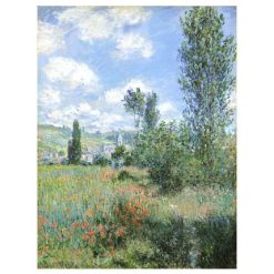 View Of Etheuil by Monet, print