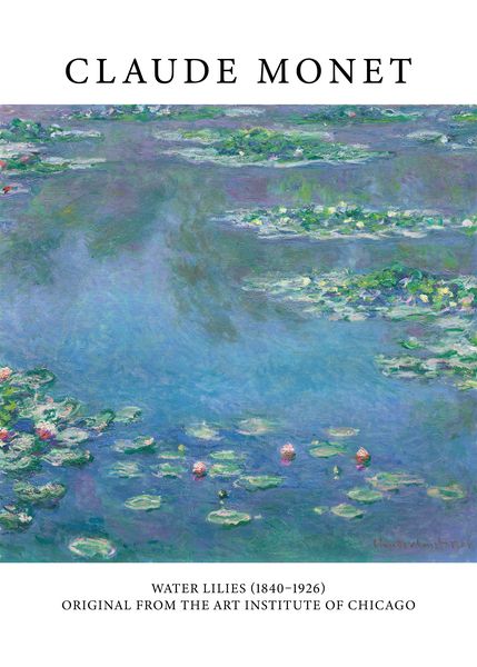 Water Lilies by Monet, print Water Lilies by Monet, print