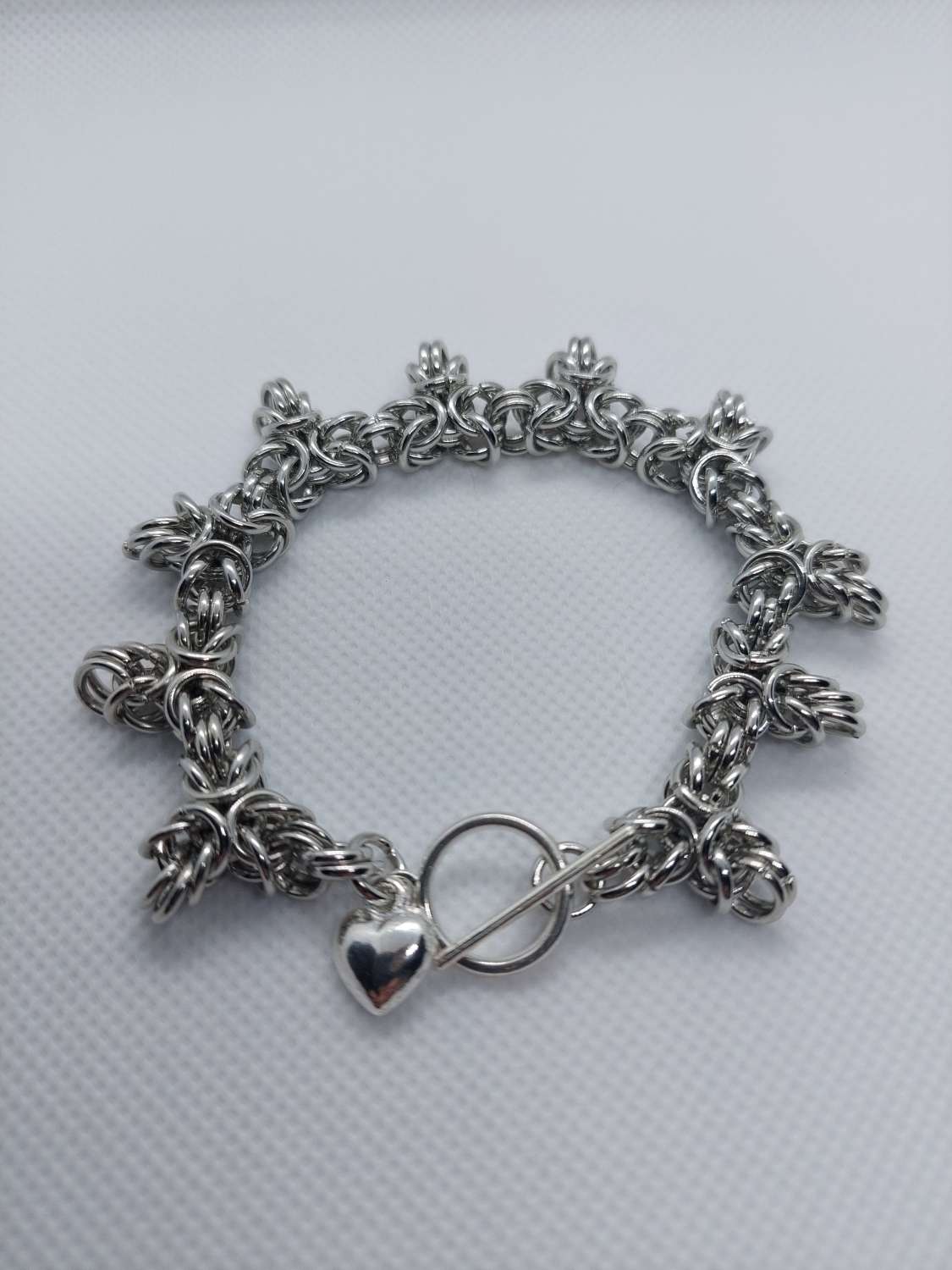 Stainless Steel Tripoli Weave Chainmaille Bracelet Stainless Steel Tripoli Weave Chainmaille Bracelet