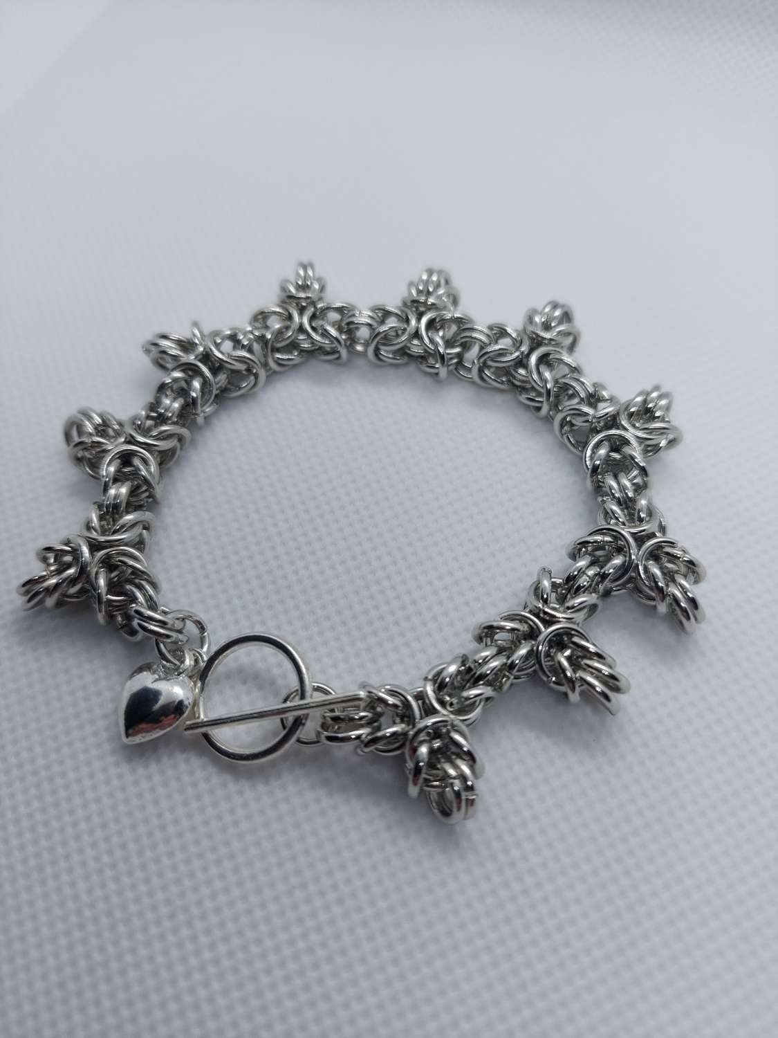 Stainless Steel Tripoli Weave Chainmaille Bracelet Stainless Steel Tripoli Weave Chainmaille Bracelet
