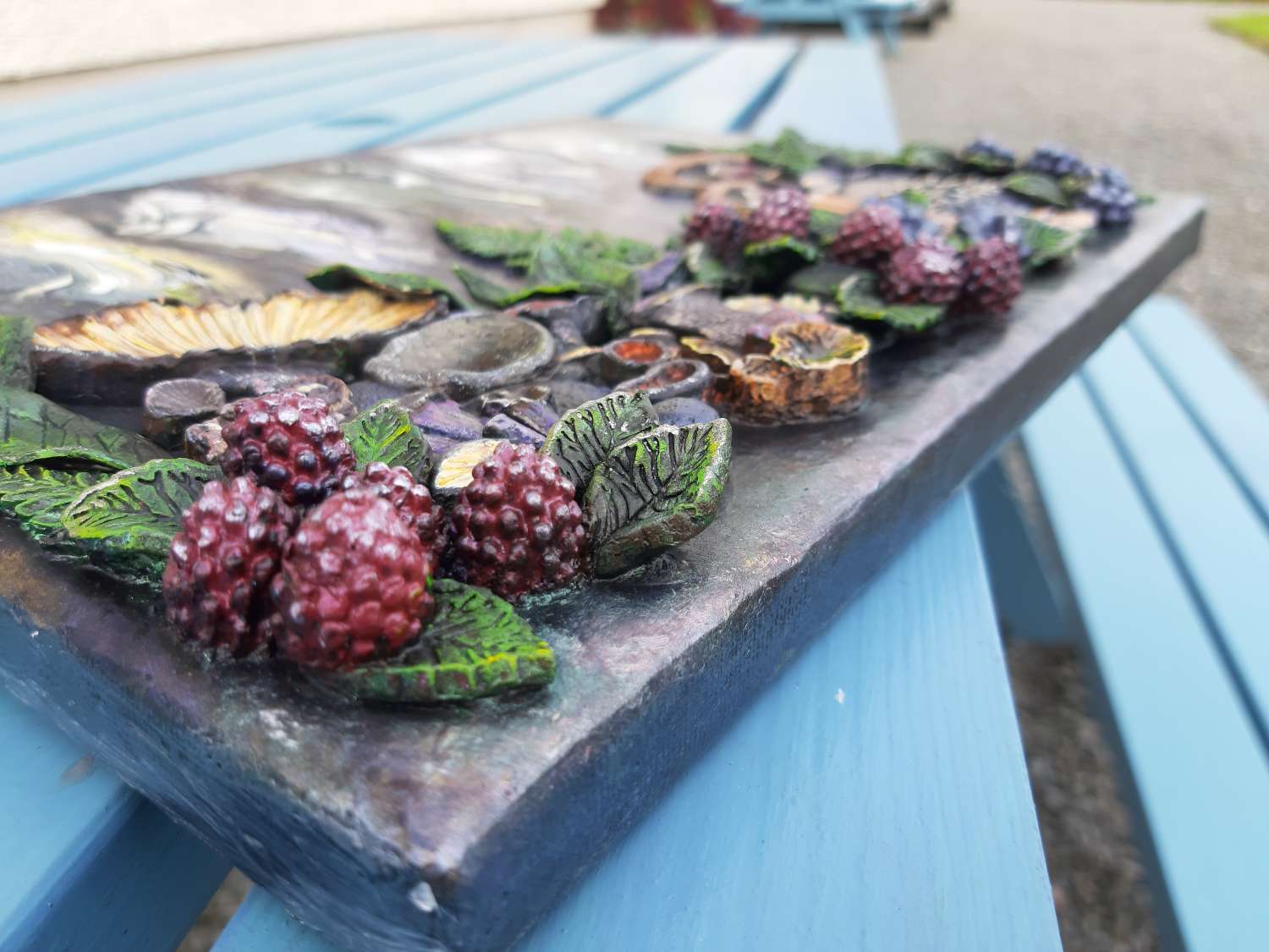 Original Mixed Media Art Work Fruits of the Forest 1 MadeMe