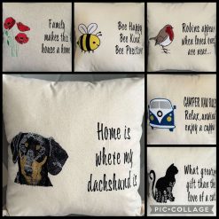 Embroidered Mini Cushions