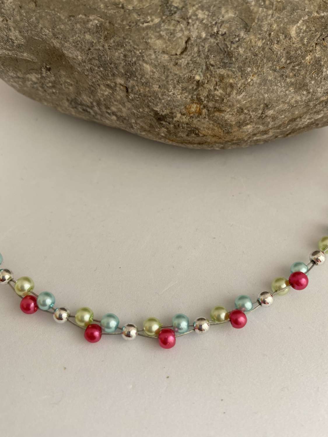 Multicoloured Bead Necklace Multicoloured Bead Necklace