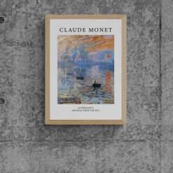 Sunrise by Monet, print 1