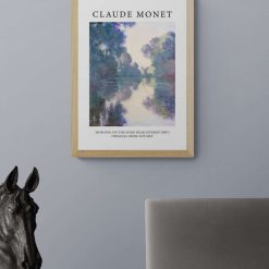 Morning On The Seine Near Givenchy by Monet, print 1 Morning On The Seine Near Givenchy by Monet, print 1