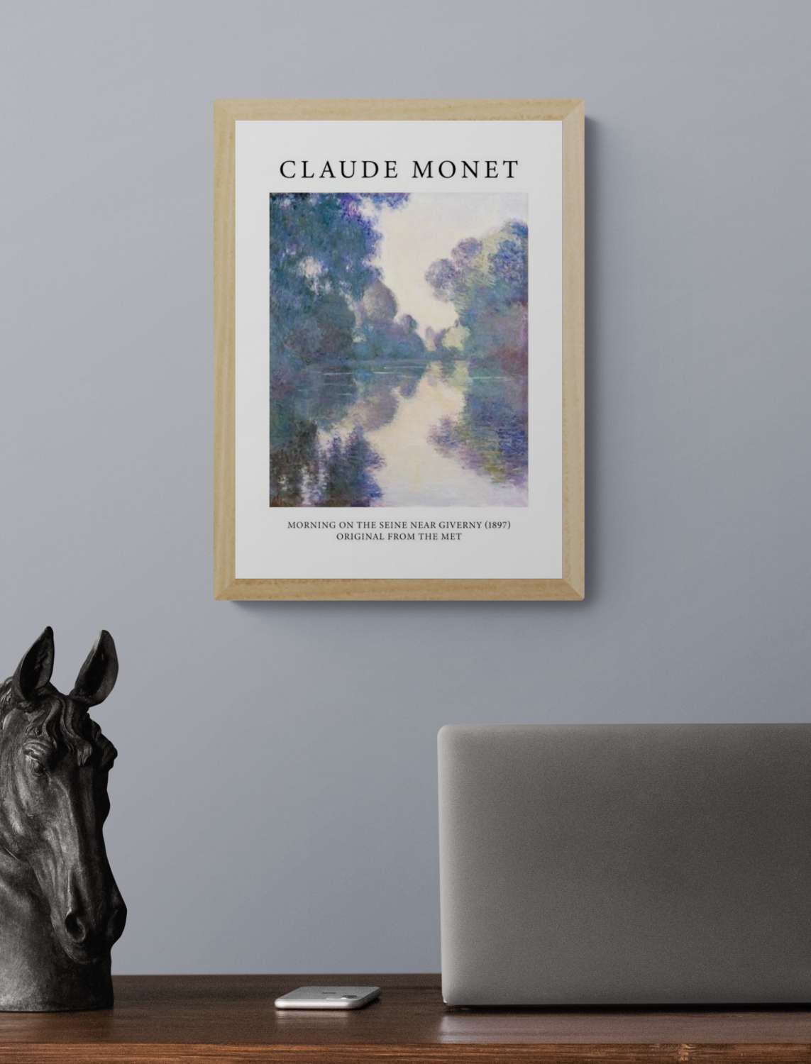 Madame Monet and her son by Monet, print Madame Monet and her son by Monet, print