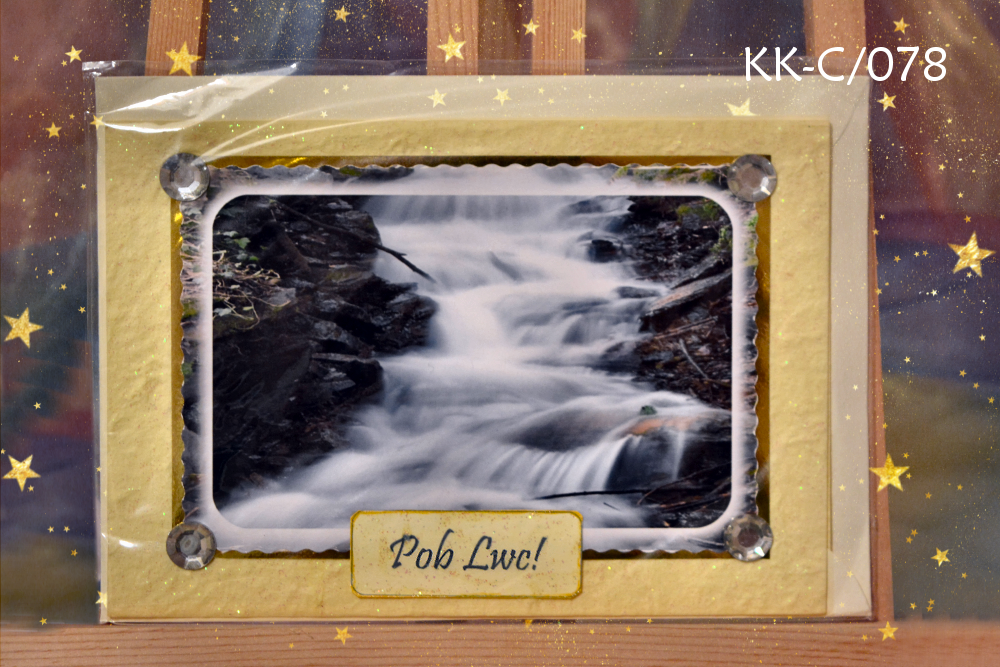 C/078 Welsh Good Luck Card MadeMe