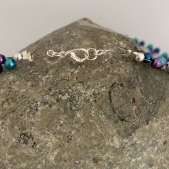 Blue and Purple Beaded Necklace 4 Blue and Purple Beaded Necklace 4