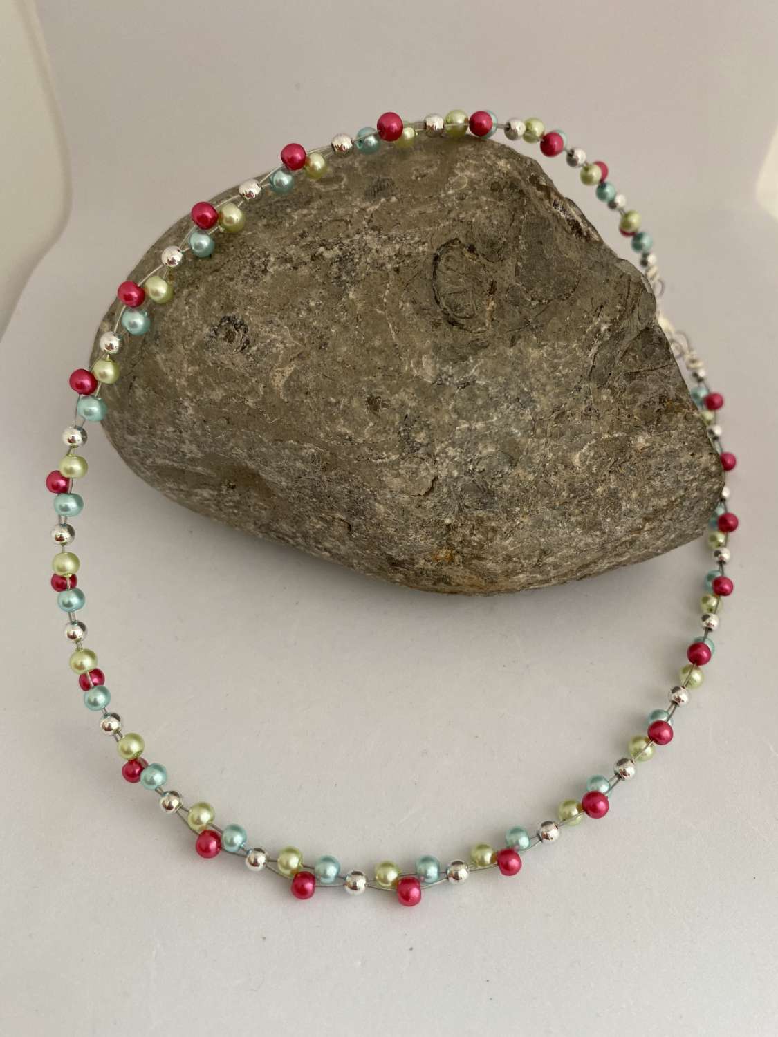 Multicoloured Bead Necklace Multicoloured Bead Necklace