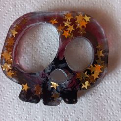Resin Skull Coaster