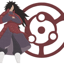 Madara Uchiha Embroidered Anime Hoodie 1 Madara Uchiha Embroidered Anime Hoodie 1