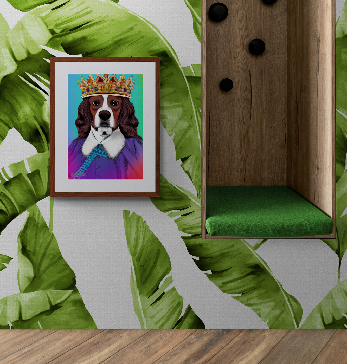Colourful abstract llama print Colourful abstract llama print