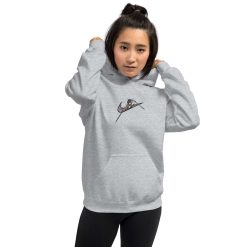 N!ke inspired Mikasi Ackerman Embroidered Hoodie