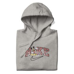 N!ke inspired Mickey Embroidered Hoodie