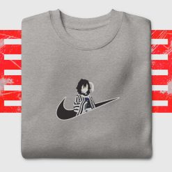 Iguro Obanai, Damon Slayer Anime Embroidered Sweatshirt