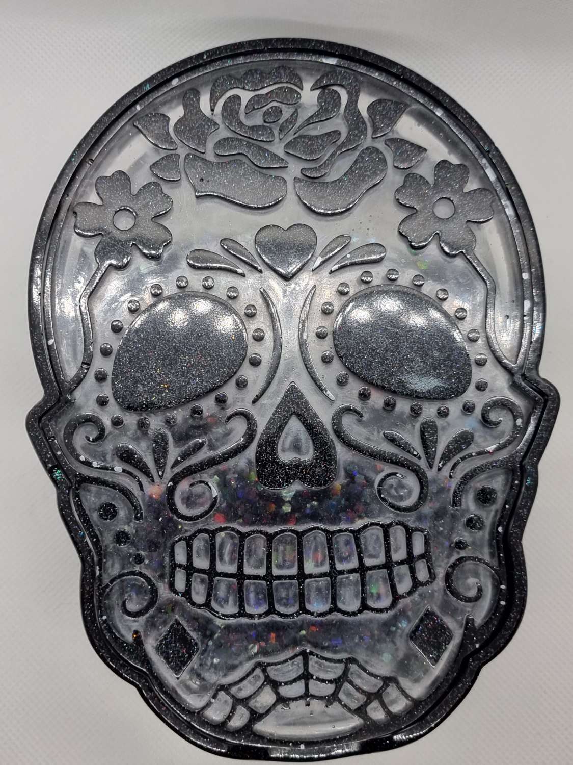20230604_030946 Resin Sugar/Candy Skull Trinket box 2