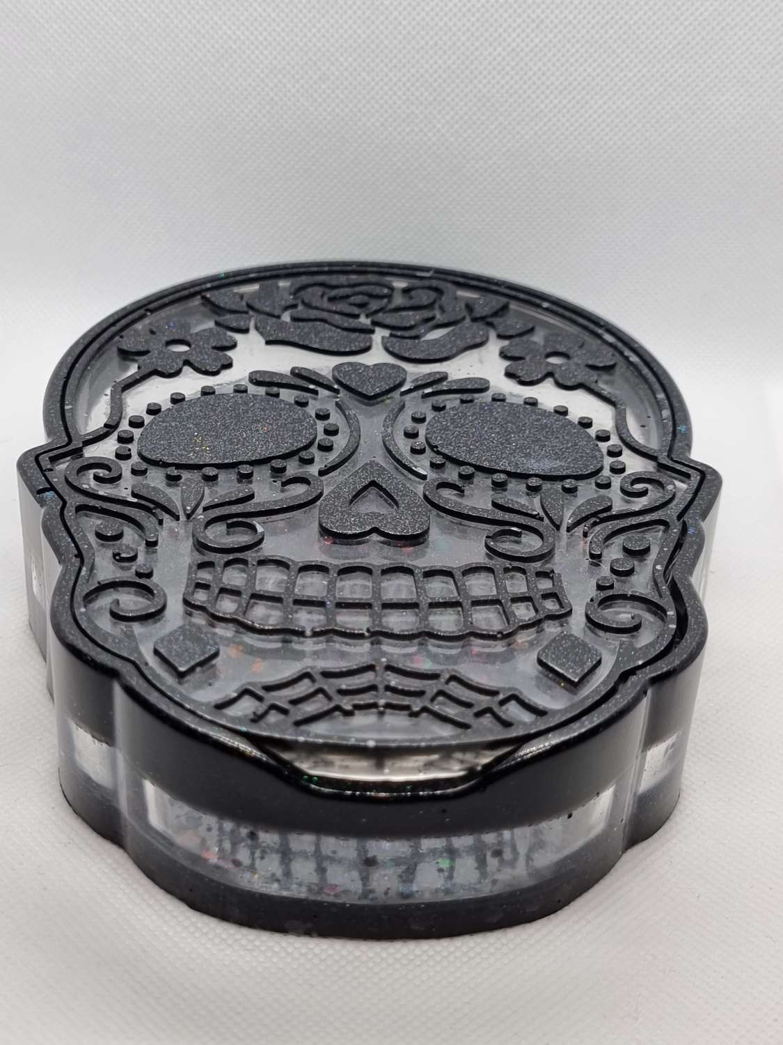 20230604_030952 Resin Sugar/Candy Skull Trinket box 1