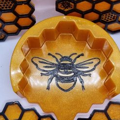 Resin Bee Coaster Set 11