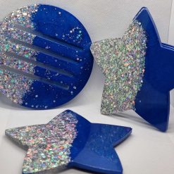 Resin Star Coasters Set 7