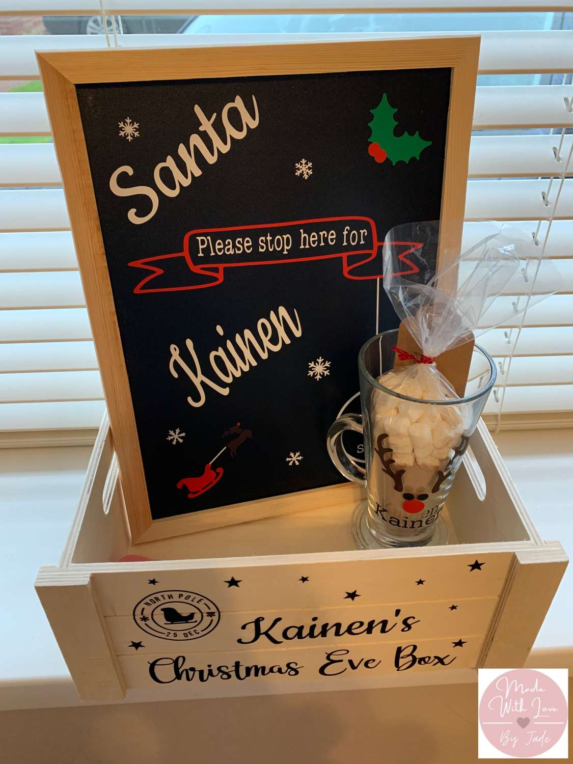 Wooden Crate Hamper MadeMe