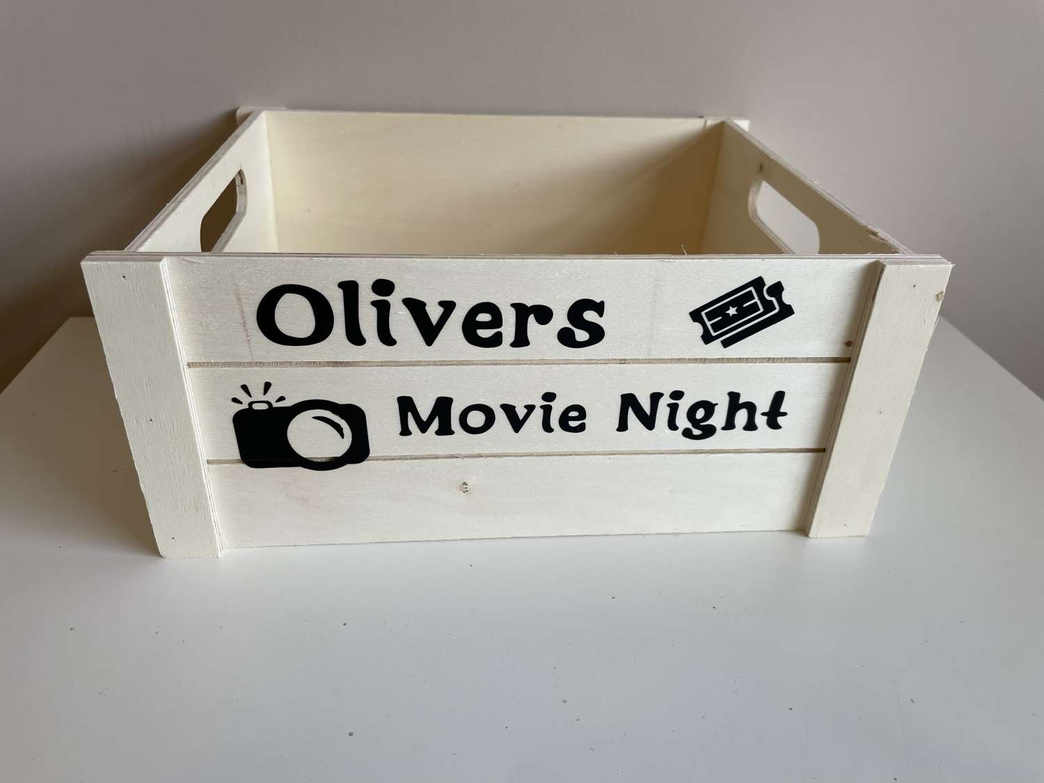 Wooden Crate Hamper MadeMe