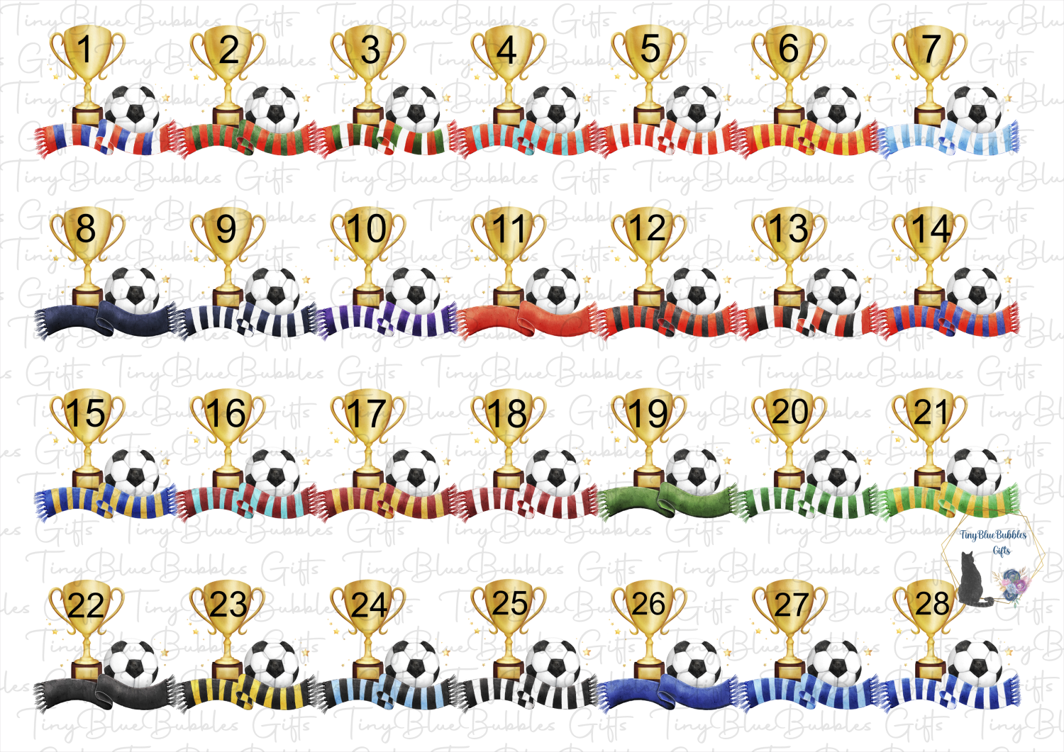 Trophy and scarf football gifts Trophy and scarf football gifts