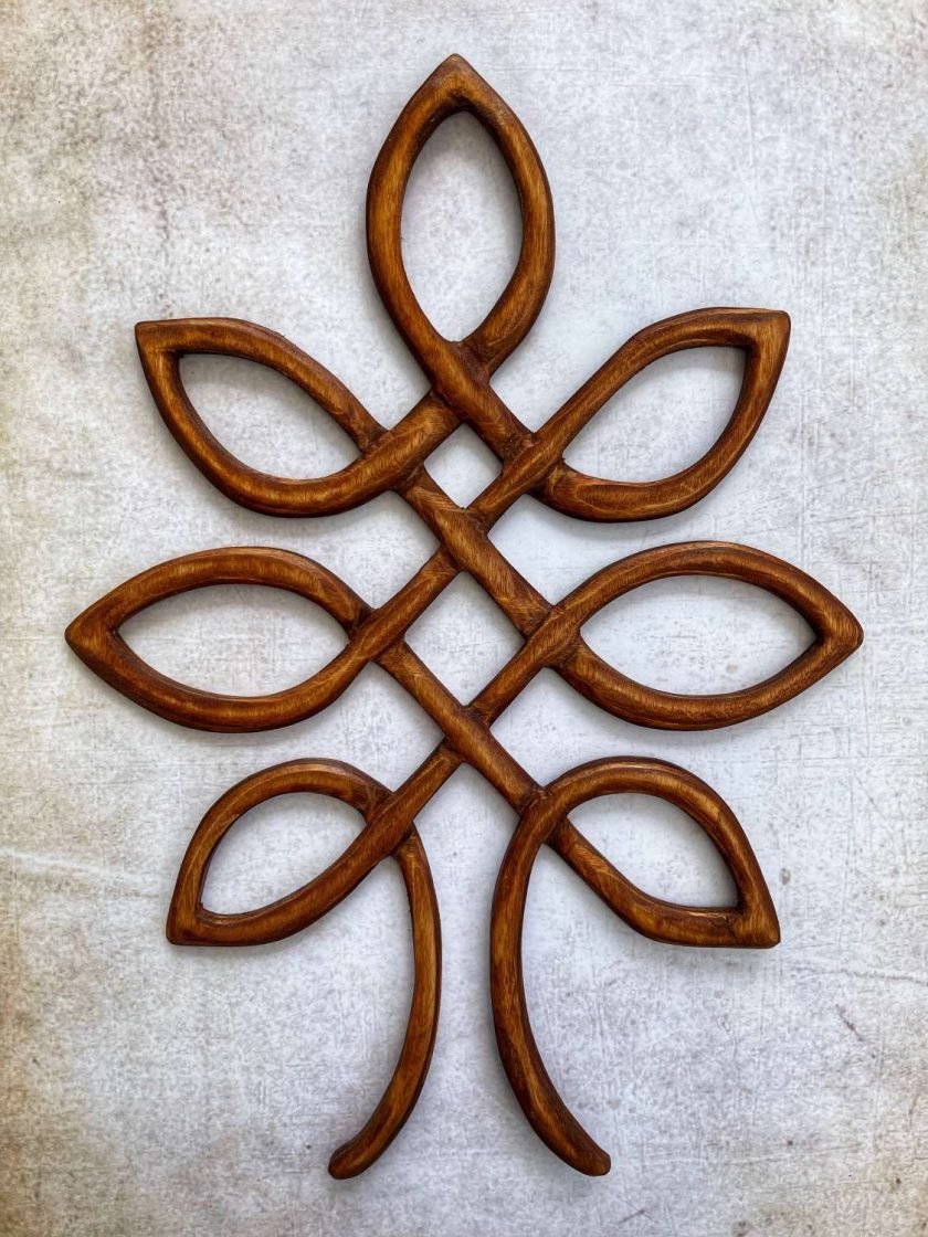 Tree Celtic Knot Wood Carving MadeMe
