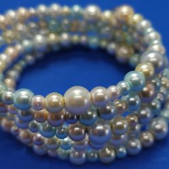 Multi pearl wrap bracelet