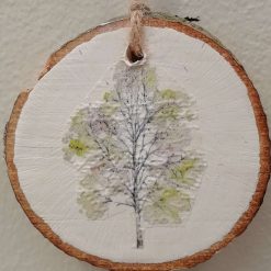 Wood Slice Hanging Decoration. Tree