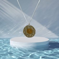 Silver and Gold Coin Necklace