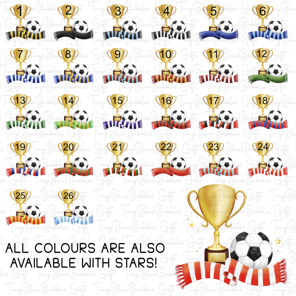 Trophy and scarf football gifts Trophy and scarf football gifts