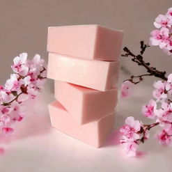 Cherry Blossom Handmade Pink Goats Milk Soap for Dry and Sensitive Skin, 100g Bar 2