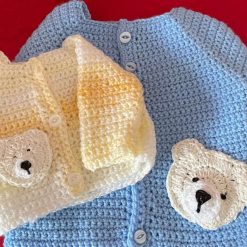 C - Crochet Jacket - Sizes Up To 4yrs
