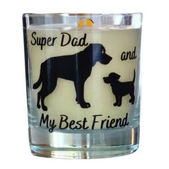 Purrfect Pops Design Scented Candle In Glass Container 30cl Dark Honey and Tobacco Fragrance