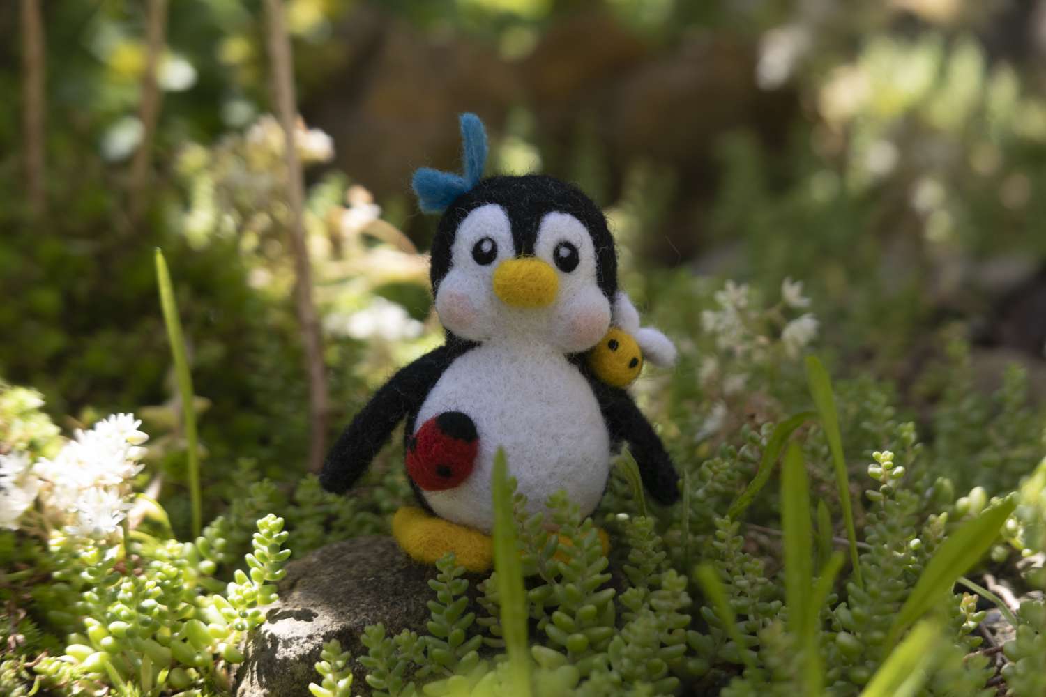 Needle Felted Ornament - Orca Needle Felted Ornament - Orca