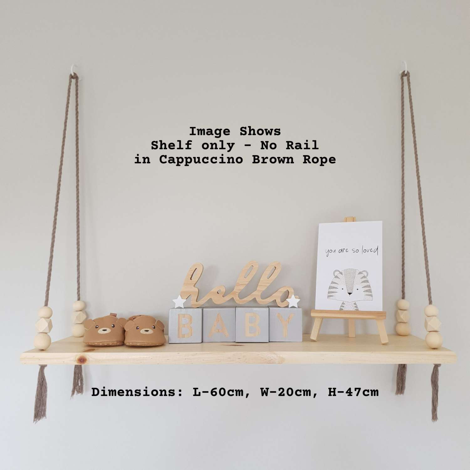 Nursery Shelf with Clothes Rail, Rope Shelf, Swing Shelf, Nordic Style Hanging Shelf, Wooden Shelf, Bedroom Shelf, Floating Shelf, Nursery Decor, Nursery Shelves with Hanging Rail, Pine Shelf Nursery Shelf with Clothes Rail, Rope Shelf, Swing Shelf, Nordic Style Hanging Shelf, Wooden Shelf, Bedroom Shelf, Floating Shelf, Nursery Decor, Nursery Shelves with Hanging Rail, Pine Shelf