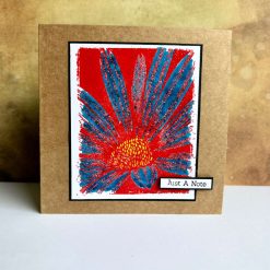 Greetings Card - 'Just A Note'