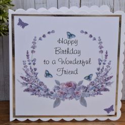 C4234   Happy birthday to a wonderful friend   Card