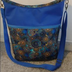 RS011  EMMA - shoulder bag  or crossbody bag /blue/