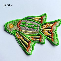 Iron-On Embroidered Patch - Fantasy Fishes 11 Iron-On Embroidered Patch - Fantasy Fishes 21