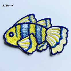 Iron-On Embroidered Patch - Fantasy Fishes 3 Iron-On Embroidered Patch - Fantasy Fishes 13