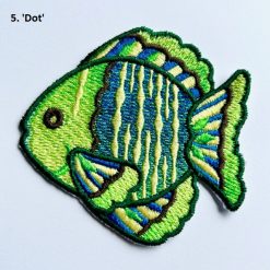 Iron-On Embroidered Patch - Fantasy Fishes 5 Iron-On Embroidered Patch - Fantasy Fishes 15